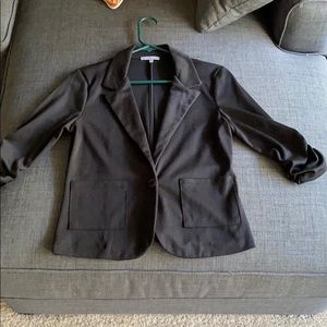 Black lightweight blazer